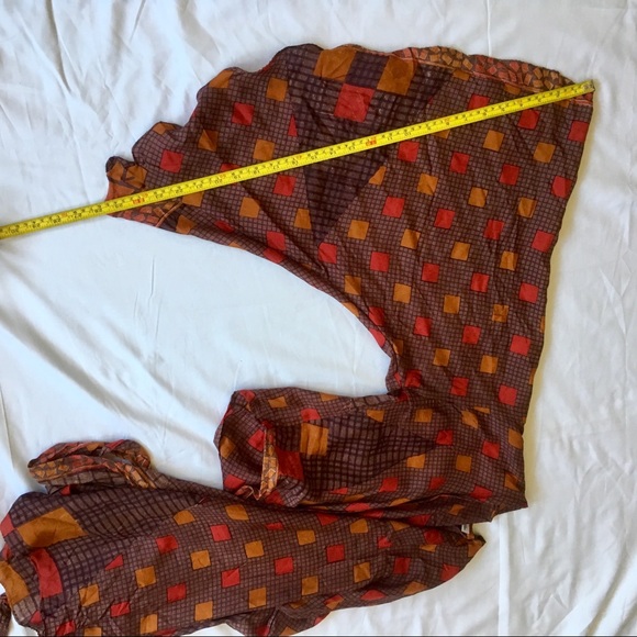 Silk Bell Sleeve Crop Top - Picture 4 of 7